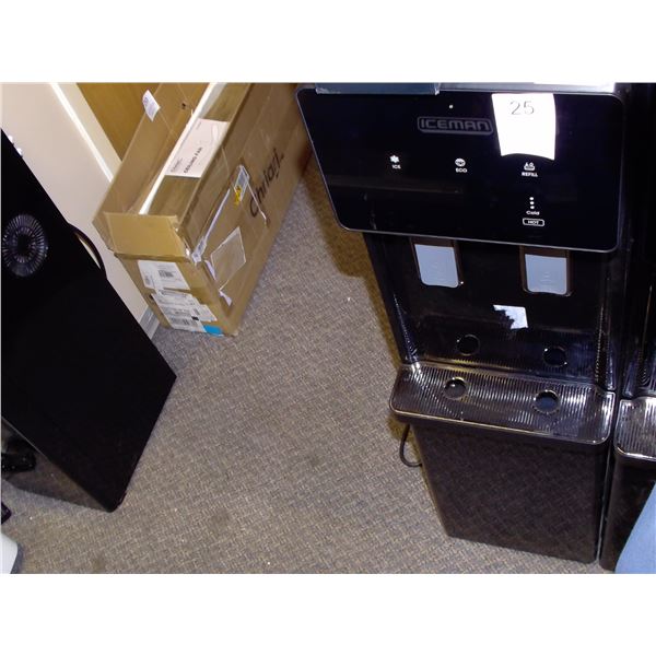 Iceman Hot Cold Water Dispenser with Ice Black