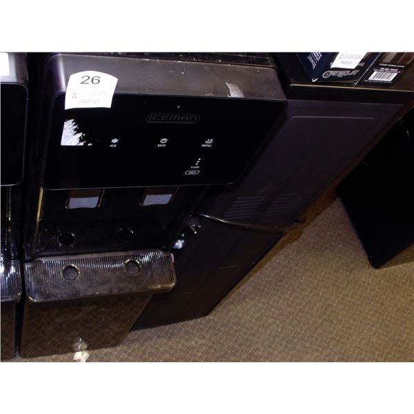 Iceman Hot Cold Water Dispenser with Ice Black