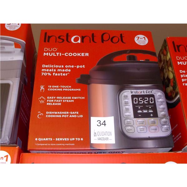 Instant Pot Duo 7-in-1 Multi-Cooker 6qt