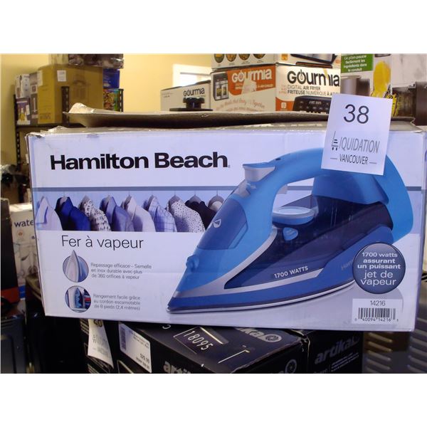 Hamilton Beach 1700W Steam Iron