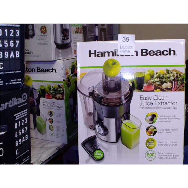 Hamilton Beach Easy Clean Juice Extractor 800W