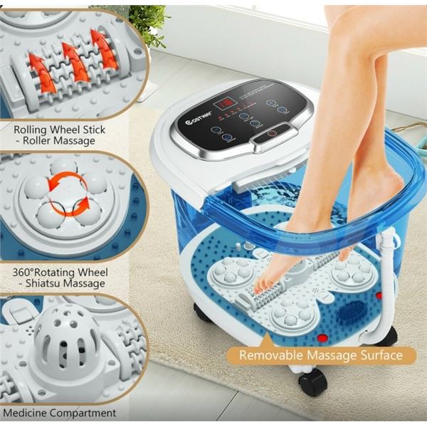 Foot Spa Bath Massager with Temperature Control