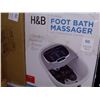 Image 1 : H&B Portable Foot Bath Massager with Temperature Control