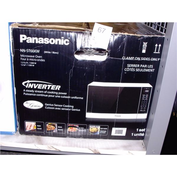 Panasonic NN-ST66KW Inverter Microwave Oven 1.2 Cu.ft 1200W