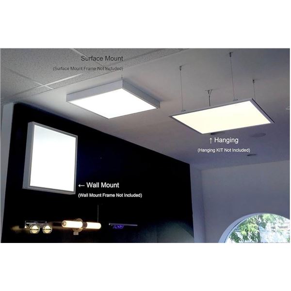 2x2 LED Flat Panel Light 50W Dimmable 3-CCT 4-Pack
