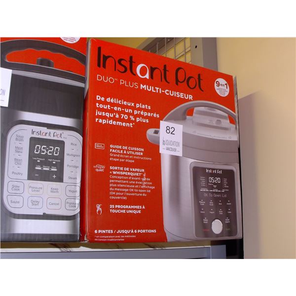 Instant Pot Duo Plus Multi-Cooker 6 Quarts 9 in 1