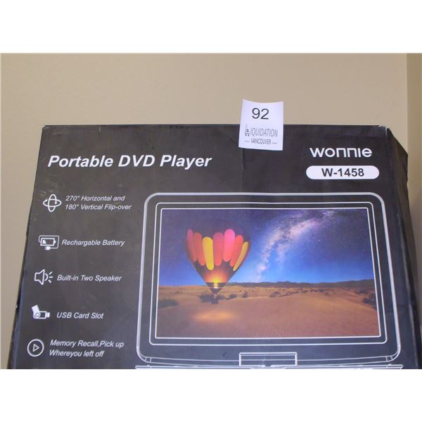 Wonnie Portable DVD Player W-1458