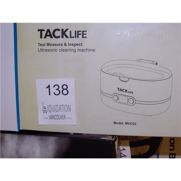 TackLife Ultrasonic Cleaner Model MUC02