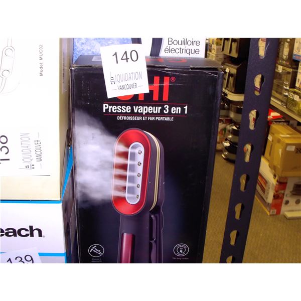 CHI SteamPress 3-in-1 Handheld Garment Steamer and Iron