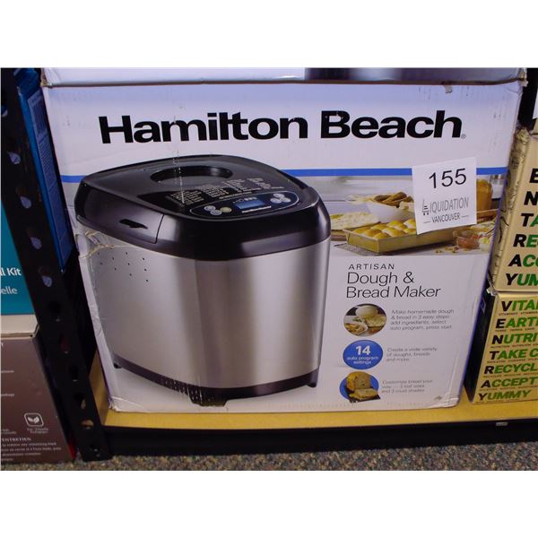 Hamilton Beach Artisan Dough & Bread Maker