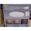 Image 1 : KODA Modern 15" LED Ceiling Light with Backlight