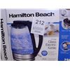 Image 1 : Hamilton Beach 1.7 Liter Glass Electric Kettle