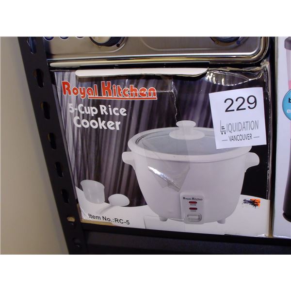 Royal Kitchen 5-Cup Rice Cooker