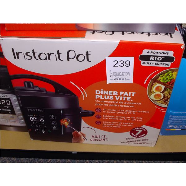 Instant Pot Rio Multi-Cooker (4 Portions)