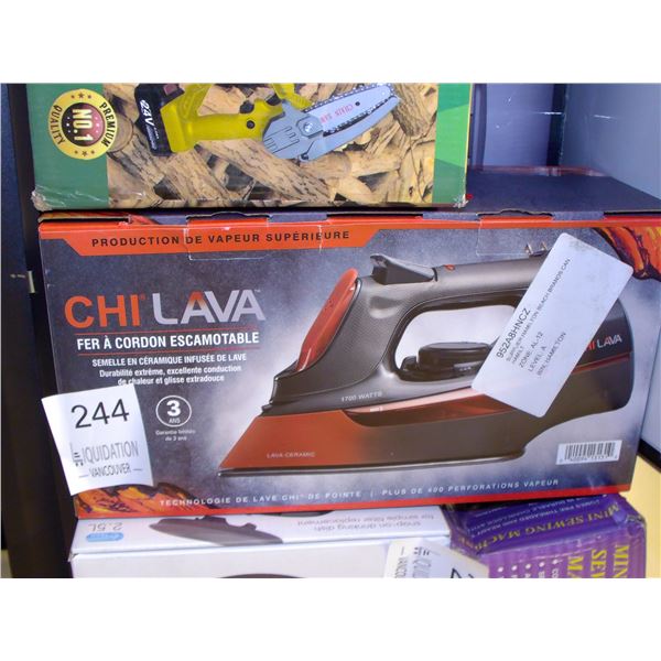 CHI LAVA Retractable Cord Iron