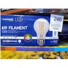 Image 1 : Luminus Elite LED A19 Filament Bulbs (8 pack)