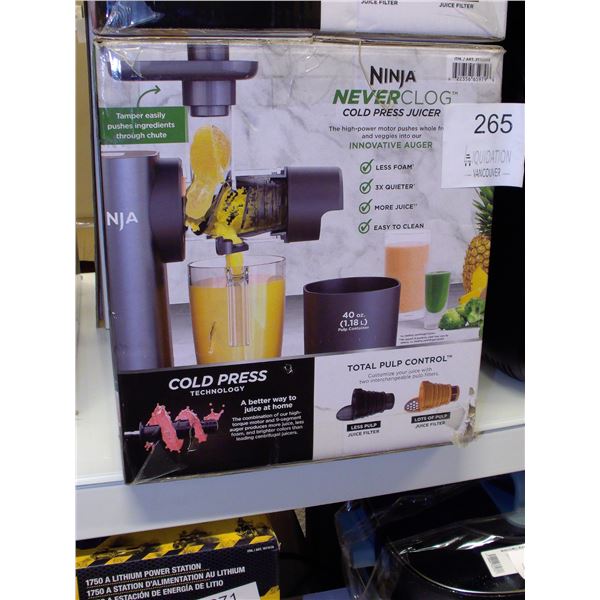 Ninja NeverClog Cold Press Juicer