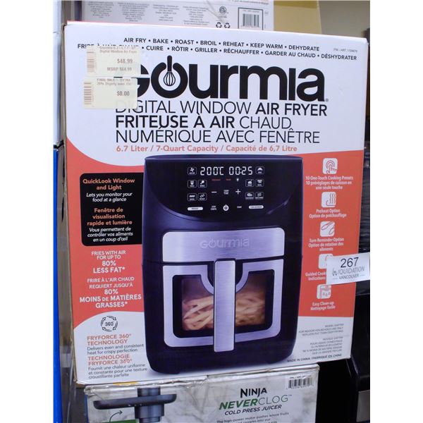 Gourmia Digital Window Air Fryer (6.7L)