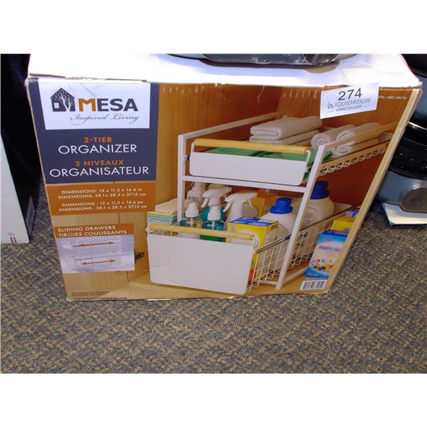 Mesa 2-Tier Organizer