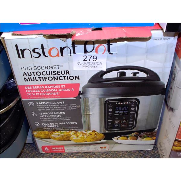 Instant Pot Duo Gourmet Multi-Cooker