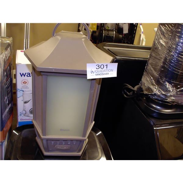 Speaker built in and light lamp