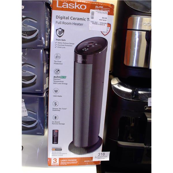 Lasko Digital Ceramic Tower Heater