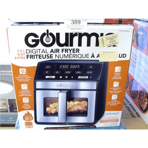 Gourmia 8-Qt Digital Air Fryer
