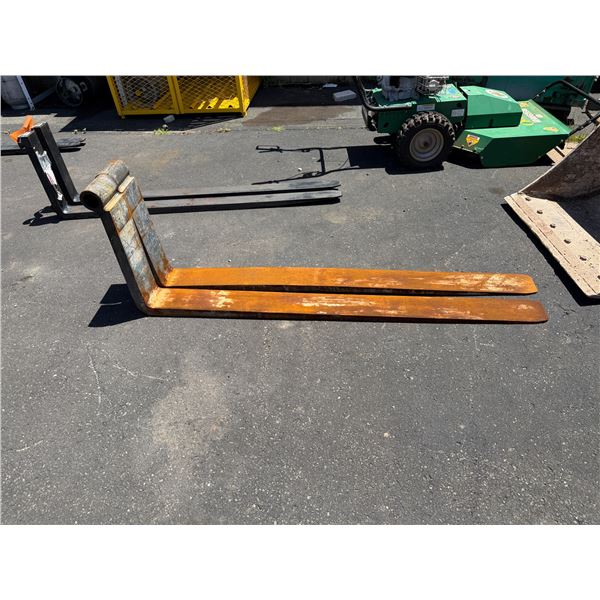 Qty 2 Forklift Forks (Bent)
