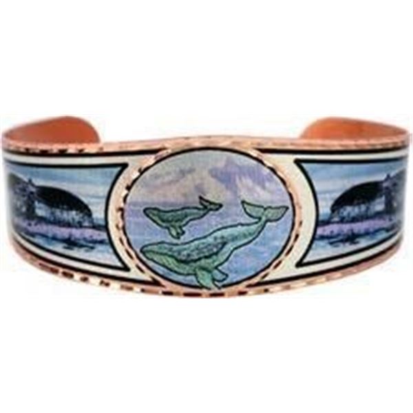 Copper Bangle Cuff Bracelet - Fitrst Nations Artis