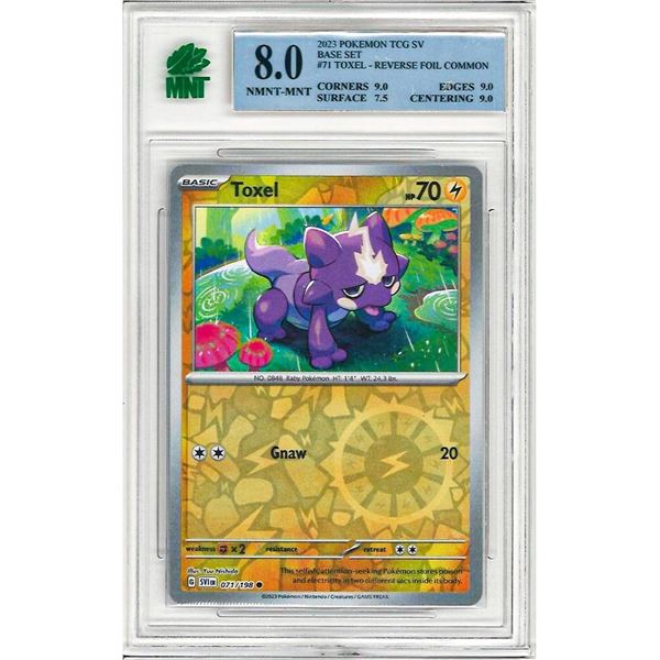 2023 Pokemon Tcg Sv " TOXEL " # 71 - Base Set , Re