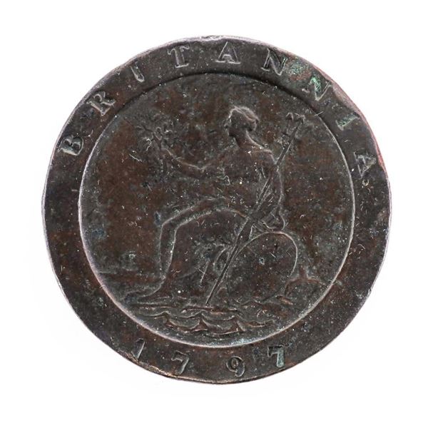 Great Britain 1797 TWO Pence Soho Mint Birmingham