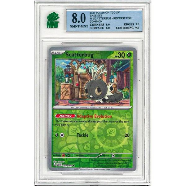 2023 Pokemon Tcg Sv " SCATTERBUG " # 8 - Base Set