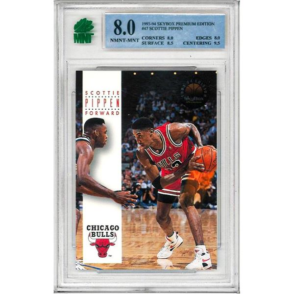 1993-94 " SCOTTIE PIPPEN " # 47 - Skybox Premium E