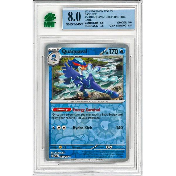 2023 Pokemon Tcg Sv " QUAQUAVAL " # 54 - Base Set