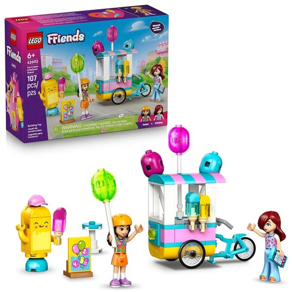 LEGO Friends Ice Cream & Balloon Stand Building Se