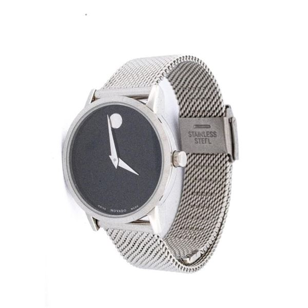 "MOVADO" New Lady's Watch  Stainless Steel Black D