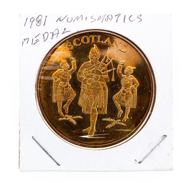 1981 Numismatics Medallion  Scotland