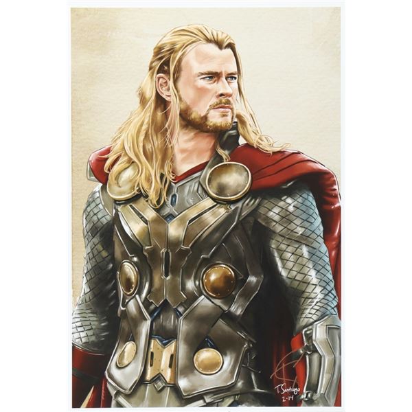 Thor The Avengers - Marvel Comics 13x19 Plate Sign