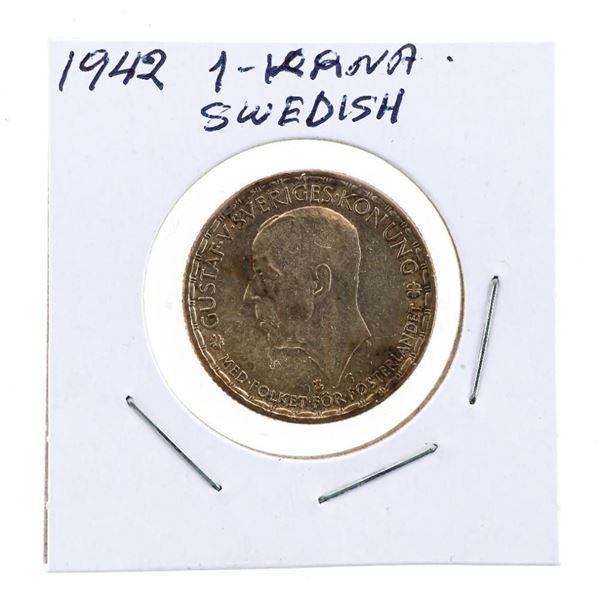 1942 Sweden 1 Korona