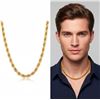 Image 1 : Valencia 18kt Gold Layered Oro Laminado 60cm Rope