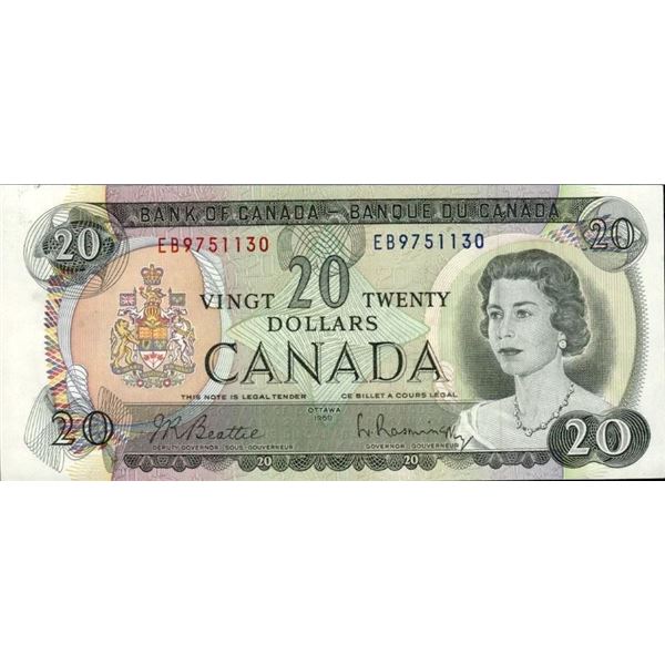 Bank of Canada 1969 Twenty Dollars unc (EB)