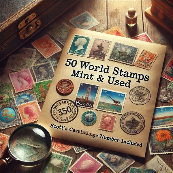 Mystery Envelope Ð 50 World Stamps (Mint & Used) ð