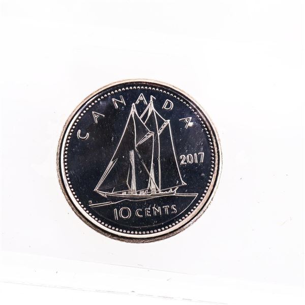 Canada 2017 Ten Cents Bluenose MS65 ICCS