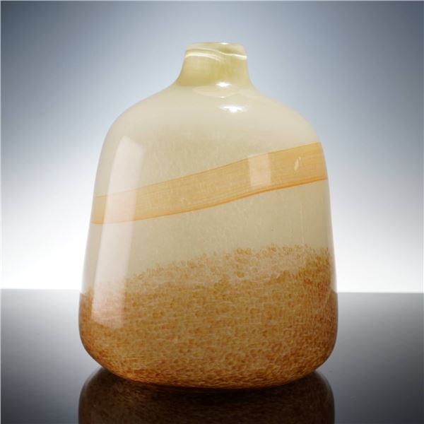 Contemporary Handblown Art Glass Vase