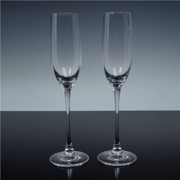 Pair of Lenox Champagne Glasses