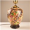 Image 3 : Chinese Satsuma-Style Enameled Ceramic Table Lamp