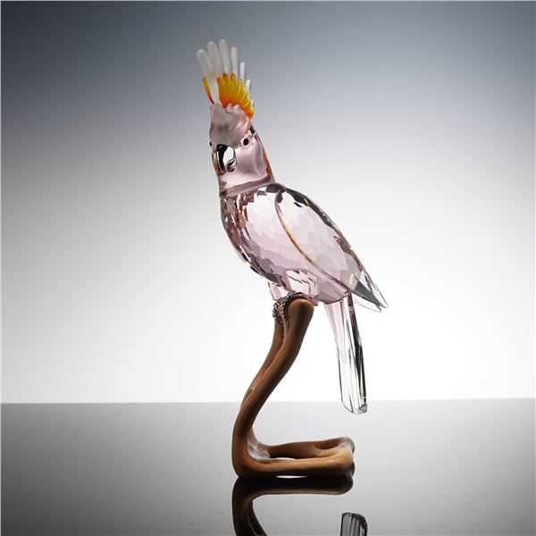 Swarovski Crystal Paradise Birds Cockatoo Red Figurine