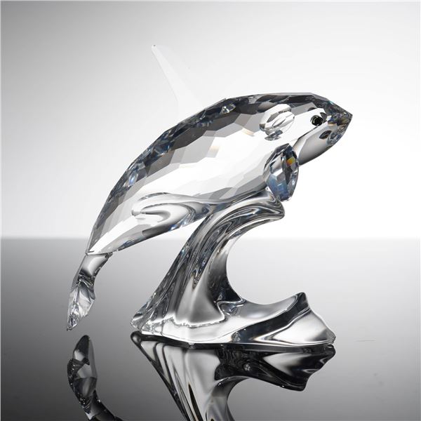 Swarovski Orca (Killer Whale) Crystal Figurine