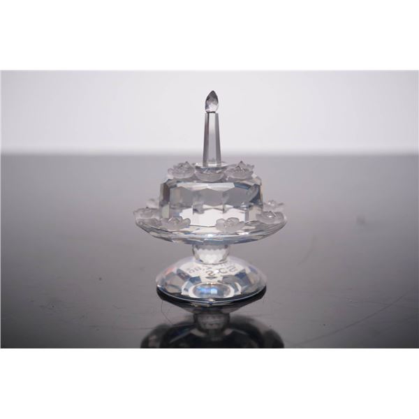 Swarovski SCS 5th Anniversary Birthday Cake Figurine