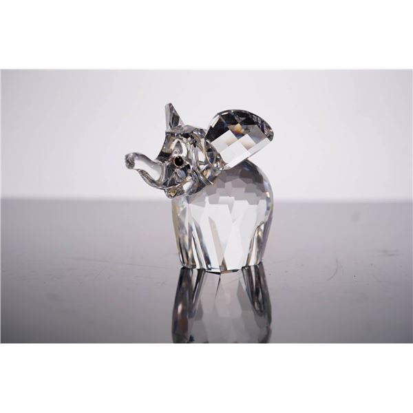 Swarovski Silver Crystal Large Elephant Figurine 015169